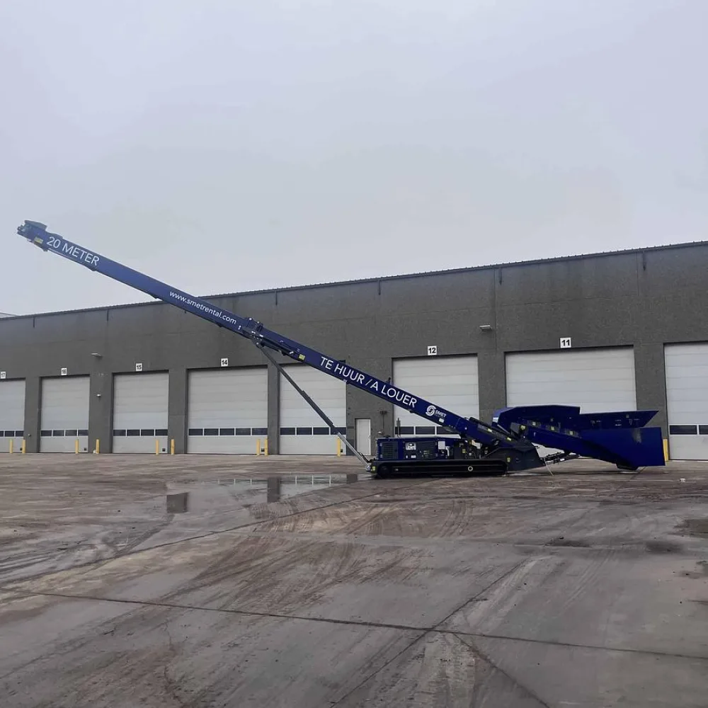 2024 Smet Machinery 20 Meter Mobile Conveyor Belt & Bunker