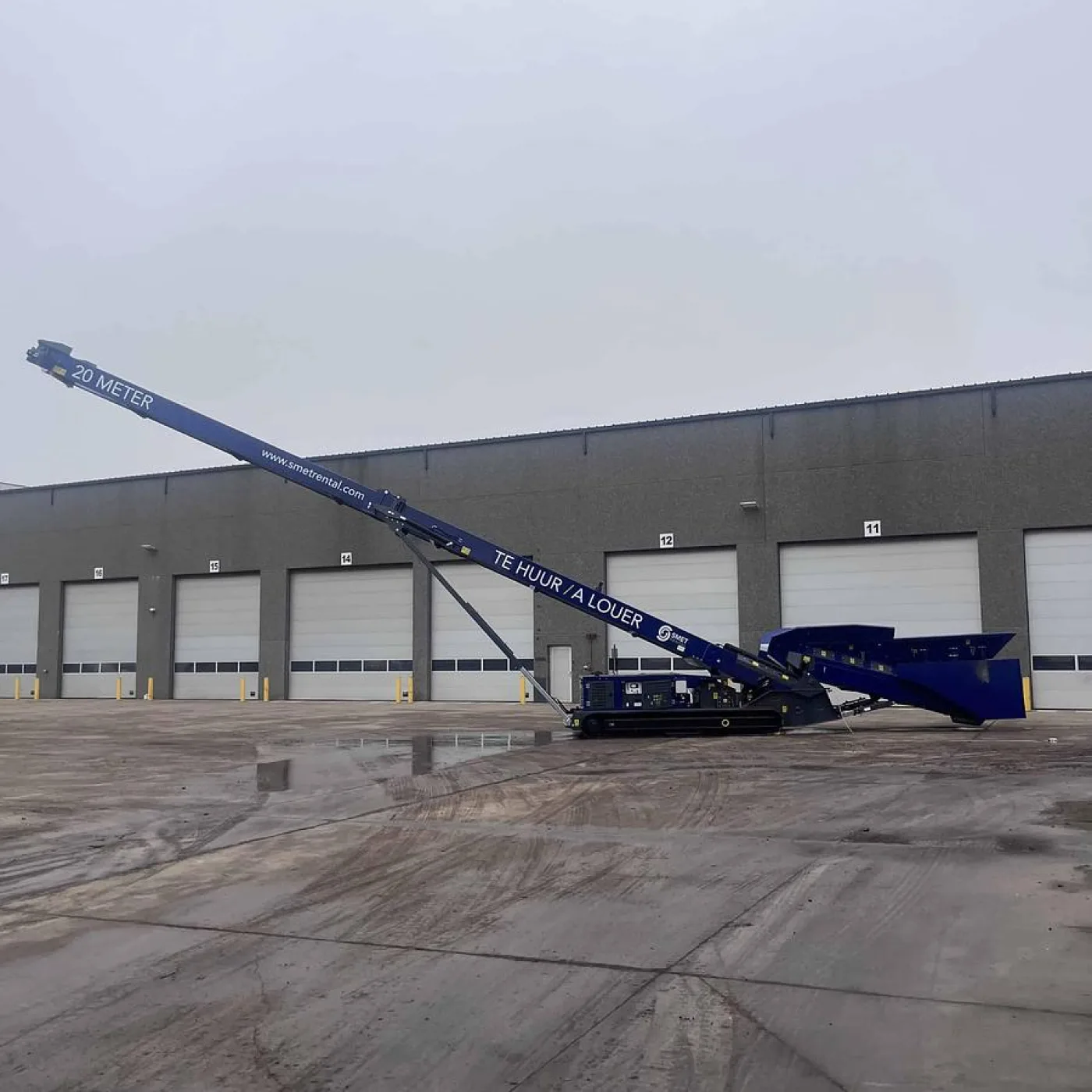 2024 Smet Machinery 20 Meter Mobile Conveyor Belt & Bunker - 1