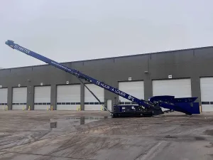 2024 Smet Machinery 20 Meter Mobile Conveyor Belt & Bunker