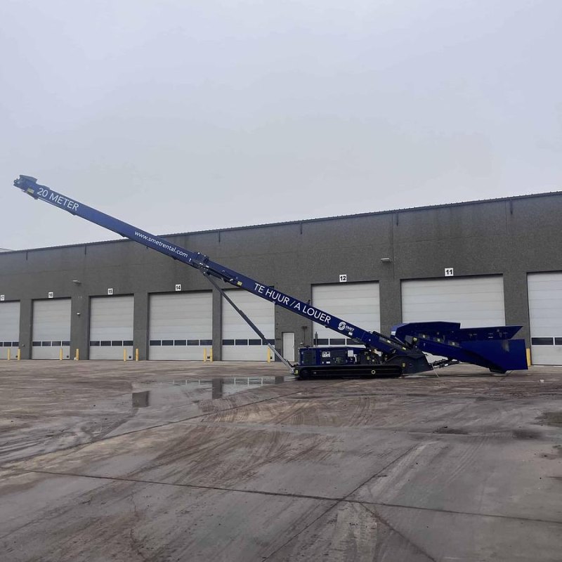 2024 Smet Machinery 20 Meter Mobile Conveyor Belt & Bunker
