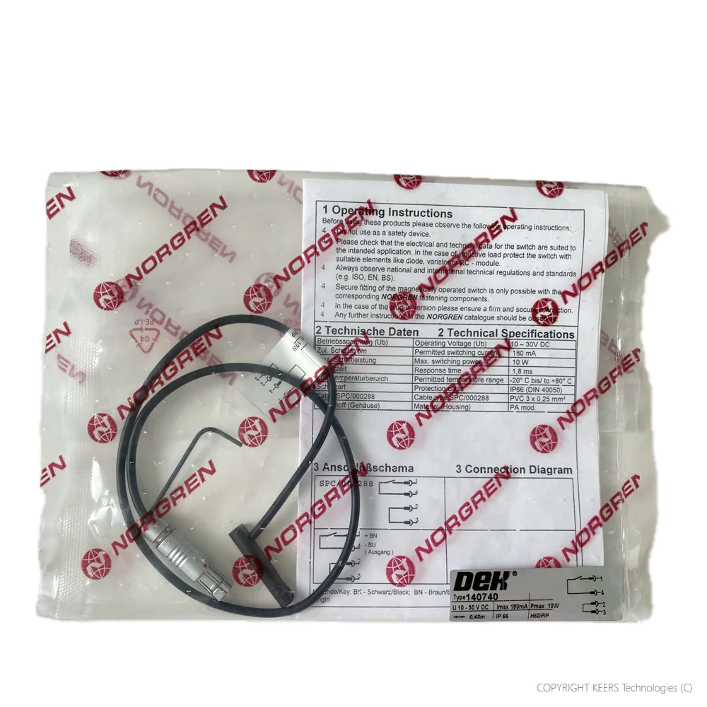KT-DEK-140740 - DEK - NORGREN Magnetically Operated Switch U10 - 30V DC