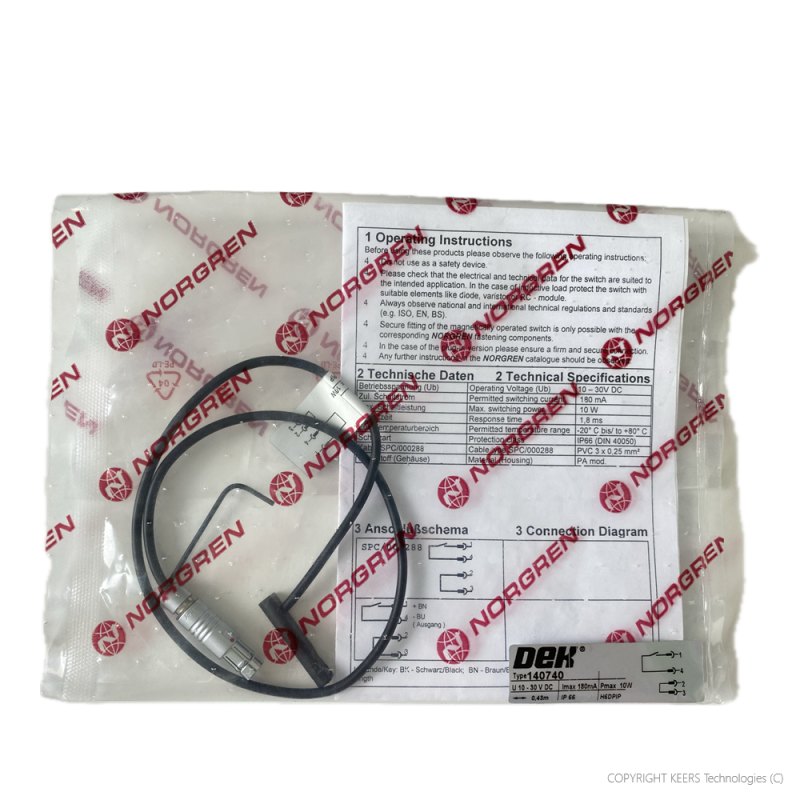 KT-DEK-140740 - DEK - NORGREN Magnetically Operated Switch U10 - 30V DC
