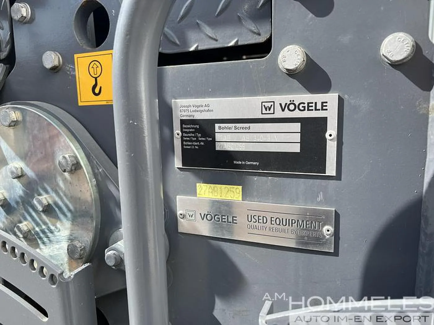 VÖGELE AB 340 Extending Screed - 5