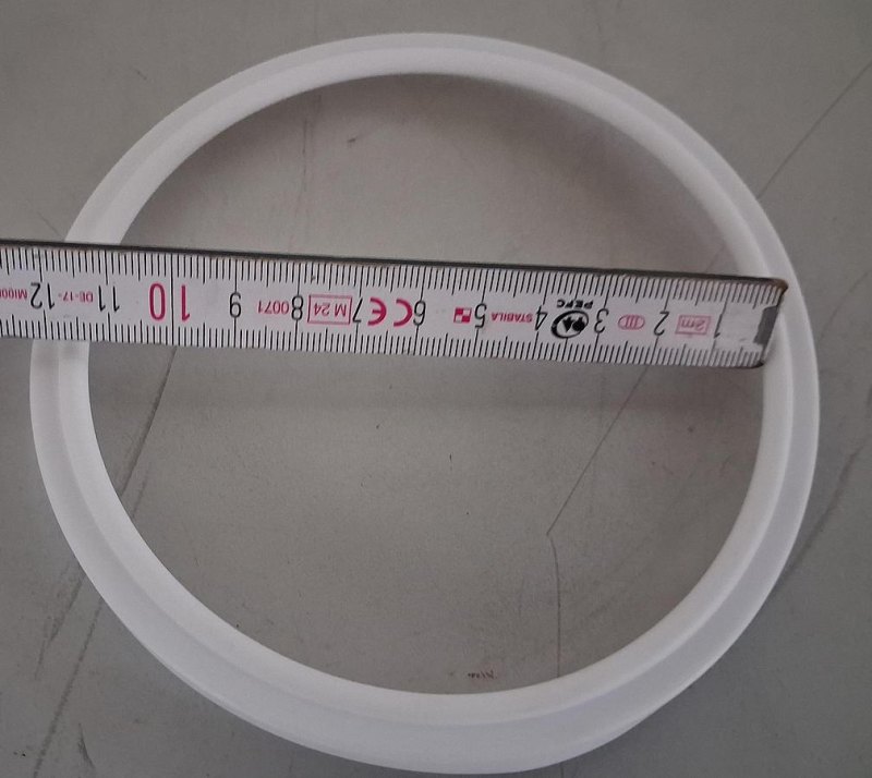 GMP-Ringdichtung DN 100 – PTFE Typ PF (Glas-Glas)