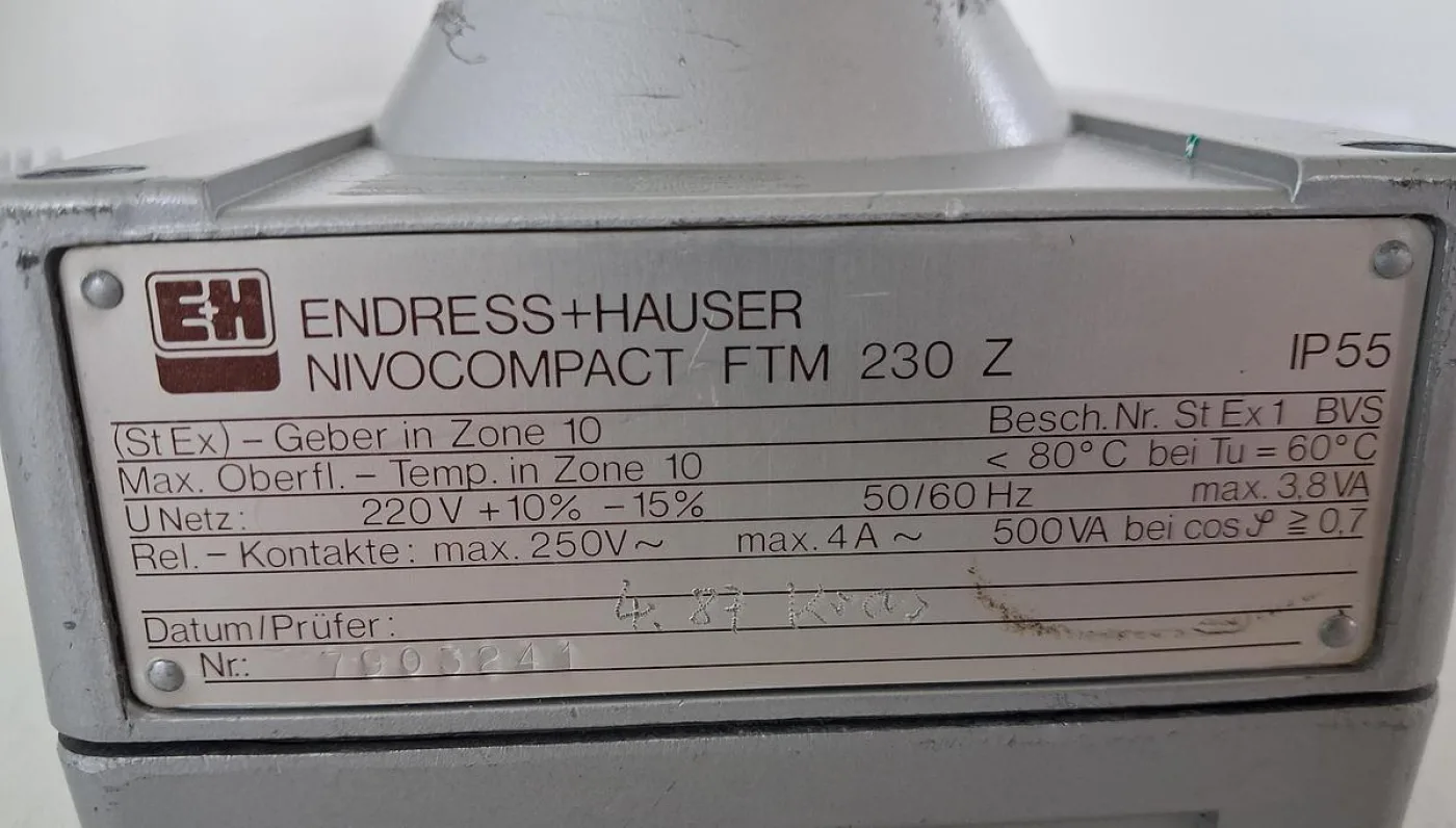 Endress+Hauser NIVOCOMPACT FTM 230 Z Level Switch - 5
