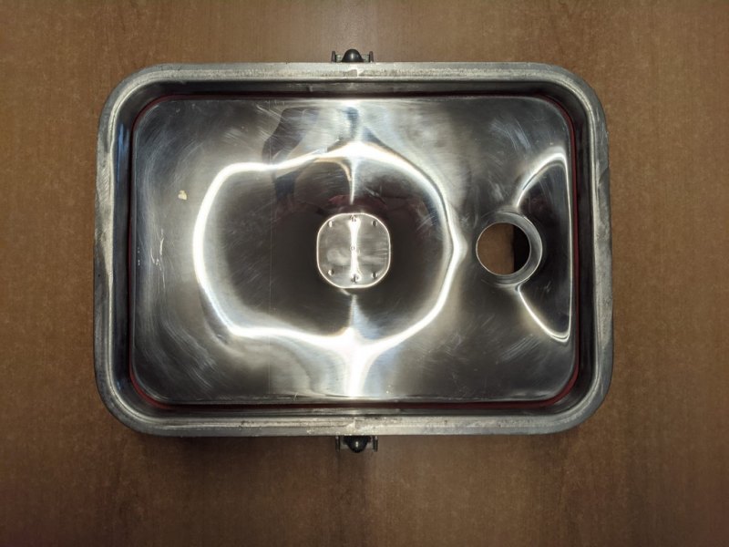 SERIES OF UPPER MANHOLES IN STAINLESS STEEL FOR CONCRETE, NEW EQUIPMENT