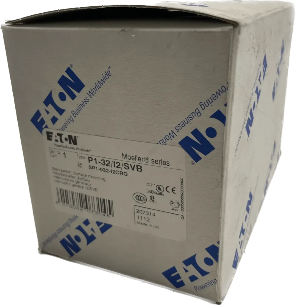 EATON Hauptschalter Aufbau P1-32/I2/SVB