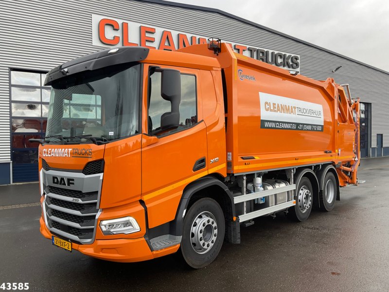 DAF FAG XD 340 Geesink GPM IV 20m³ GEC Welvaarts weighing system