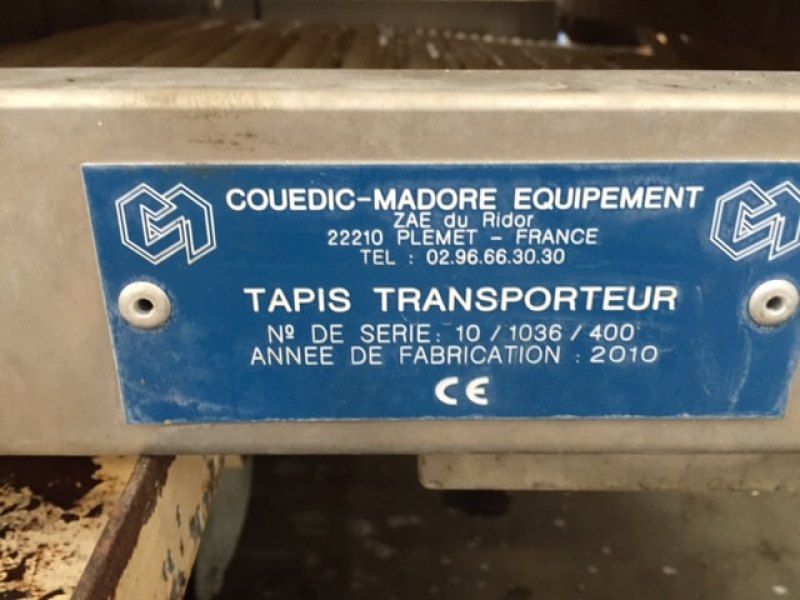 White offal belt conveyor, Couédic-Madoré
