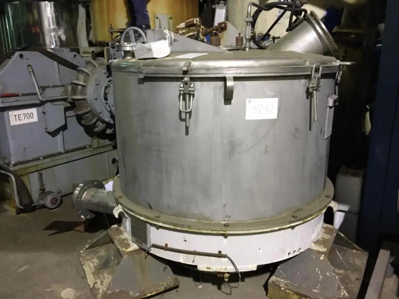 USED KRAUSS MAFFEI DZU125 STAINLESS STEEL CENTRIFUGE 316L