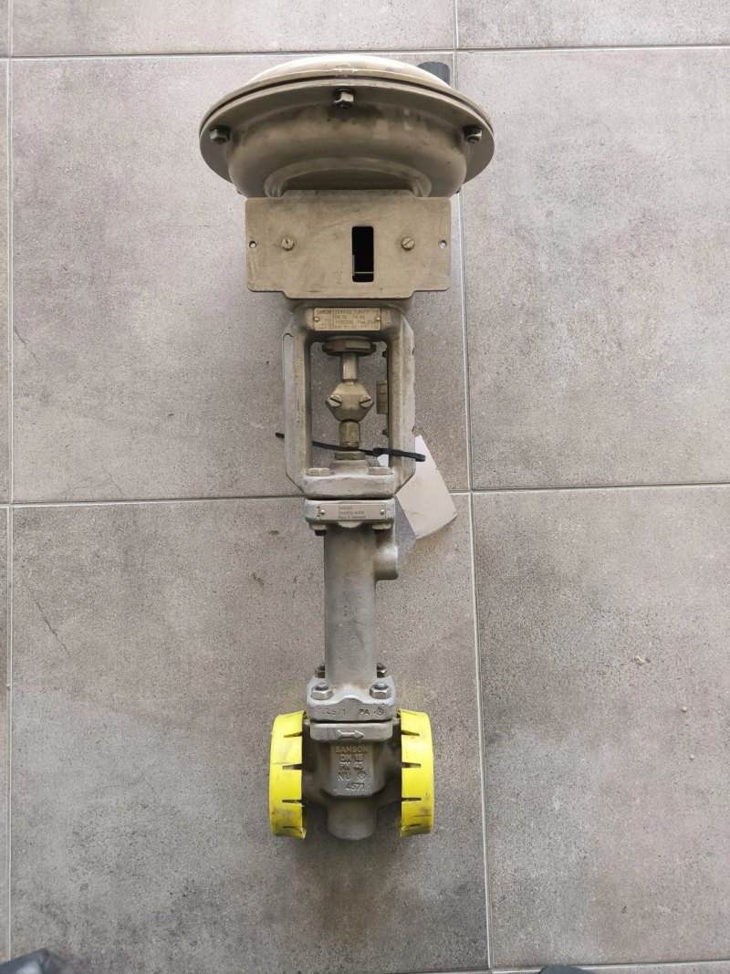 PROPORTIONAL VALVE SAMSON DN15 PN40 WITH PNEUMATIC ACTUATOR 324102