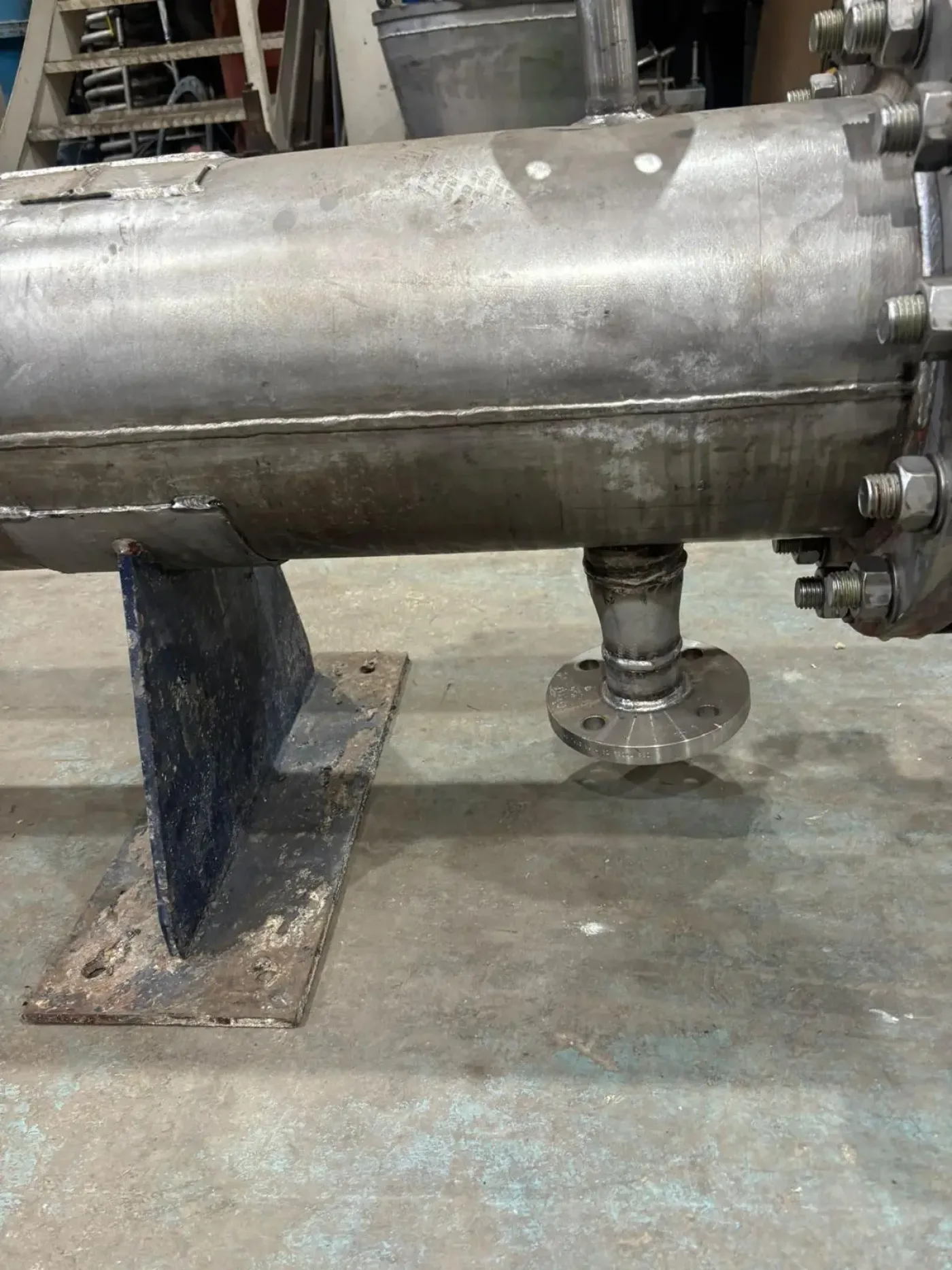 USED STAINLESS STEEL TUBULAR EXCHANGER 6.5 M2 - 4