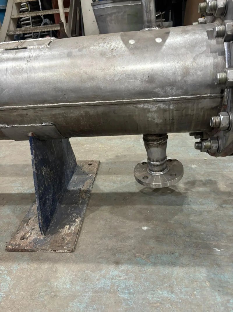 USED STAINLESS STEEL TUBULAR EXCHANGER 6.5 M2