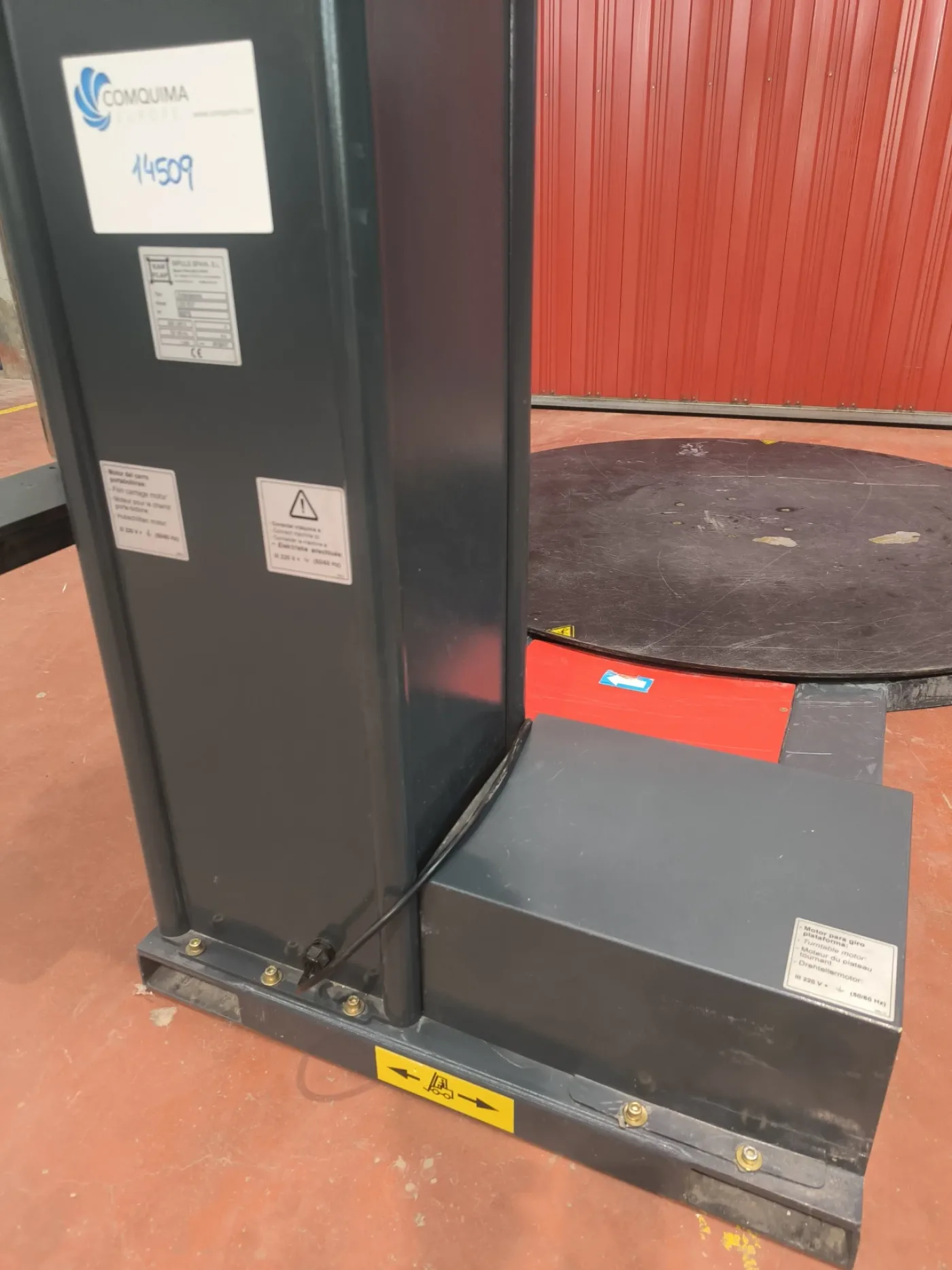 USED SEMI-AUTOMATIC PALLET WRAPPER - 7