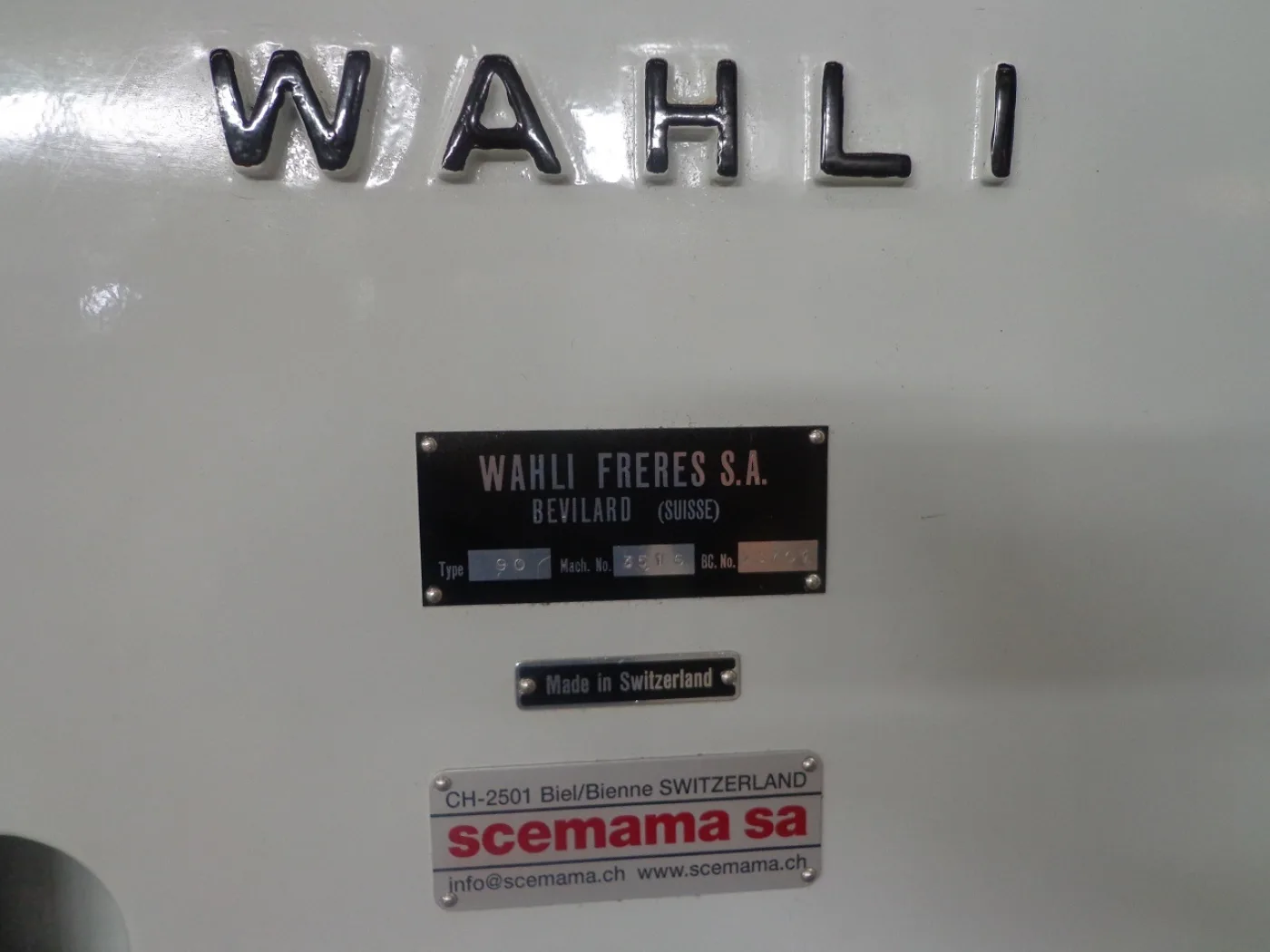 MACHINE A TAILLER WAHLI W-90 - 7