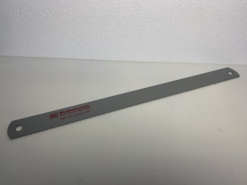 LAME DE SCIE “HAKANSSON” TYPE 450x38x2,0 6 dents