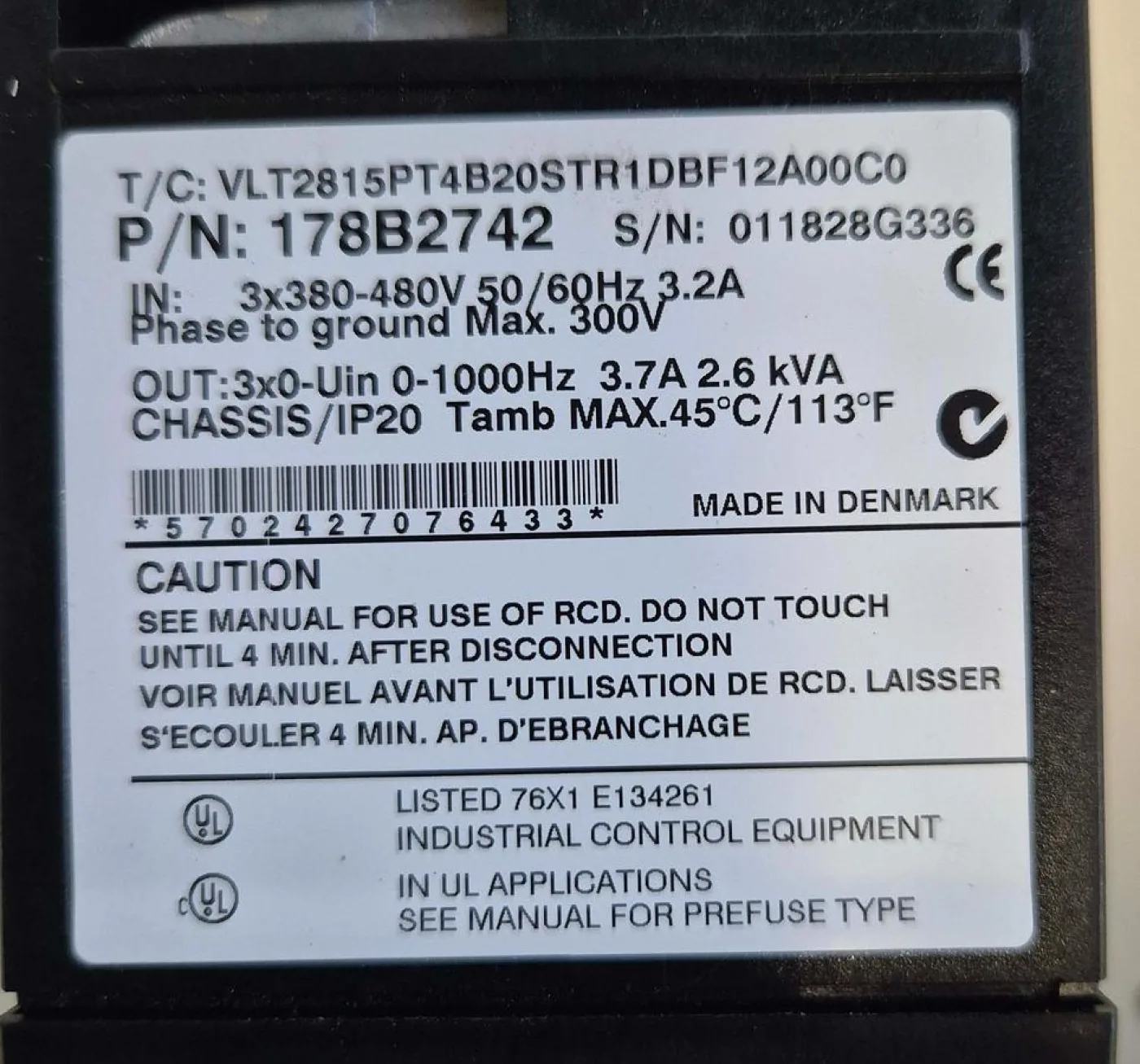 Danfoss Frequenz Umrichter - VLT® 2800 - 6