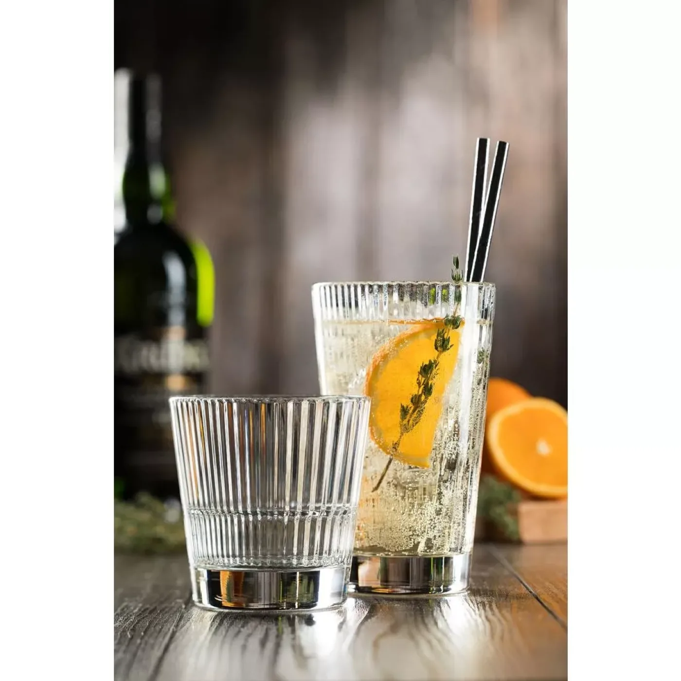 Utopia Diva Stacking Old Fashioned Glasses 260ml (Pack of 24) - islandcatering - 2