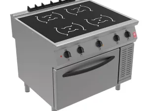 Falcon F900 Induction Range with Fan Assisted Oven on Feet i91104C - islandcatering