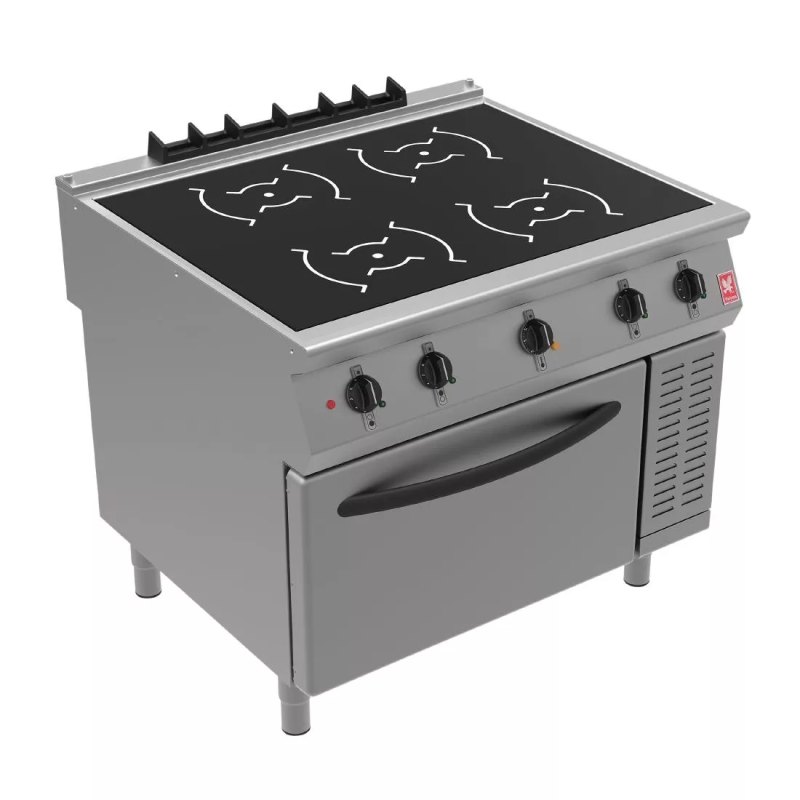 Falcon F900 Induction Range with Fan Assisted Oven on Feet i91104C - islandcatering