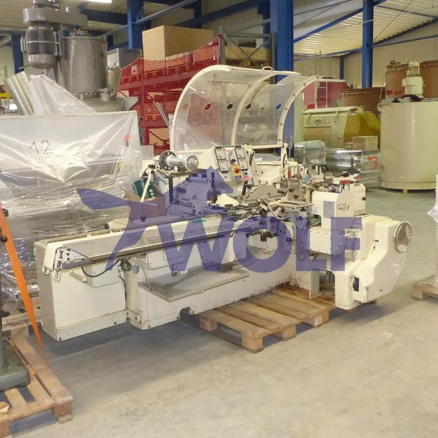 Riegelpackmaschine SIG - Type DSR mit Siegelstation. - 1