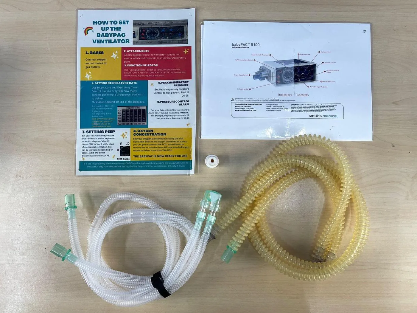 Smiths Pneupac Baby Pac 100 Ventilator - 4