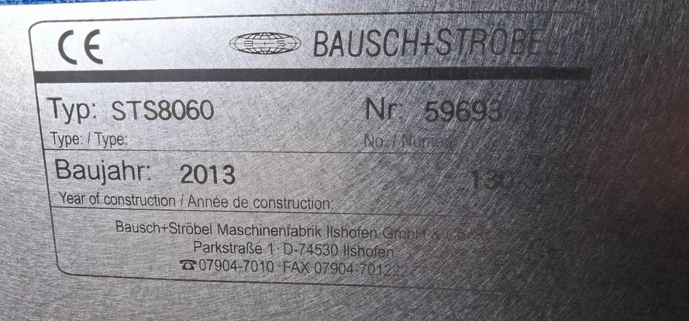Bausch+Ströbel STS8060 Förderanlage - 2