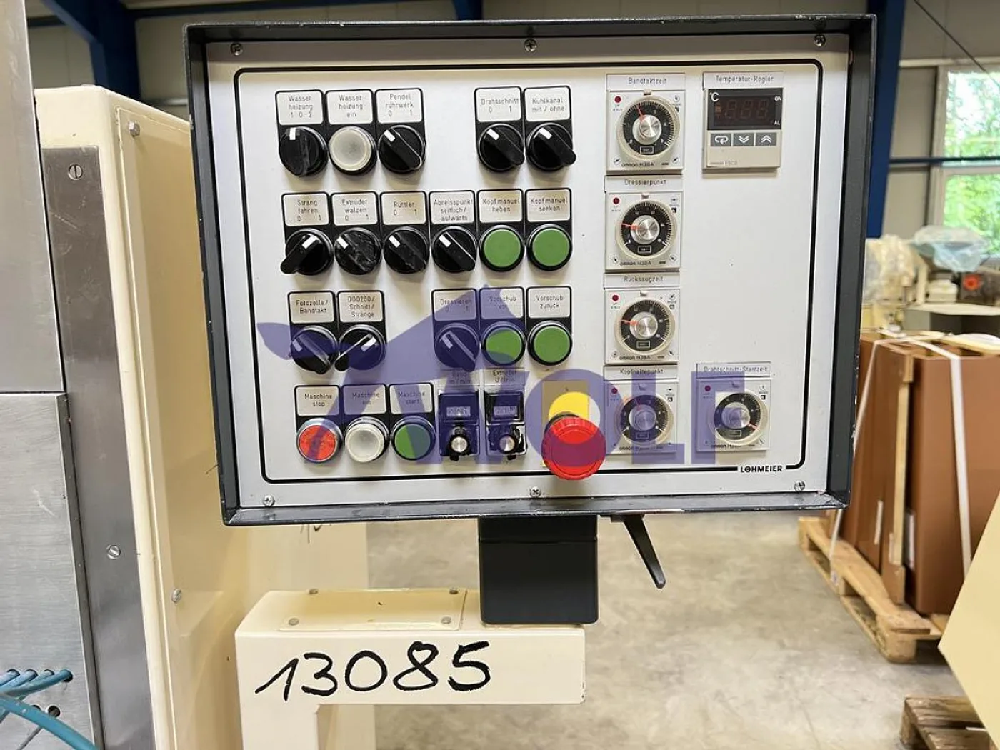 Strang-Extruder HOPPE - Type KBF-280 für 5 Massestränge je ca. 10 mm. - 3