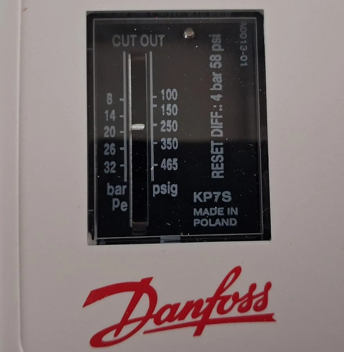 Danfoss KP7S High Pressure Control Pressure Switch - 4