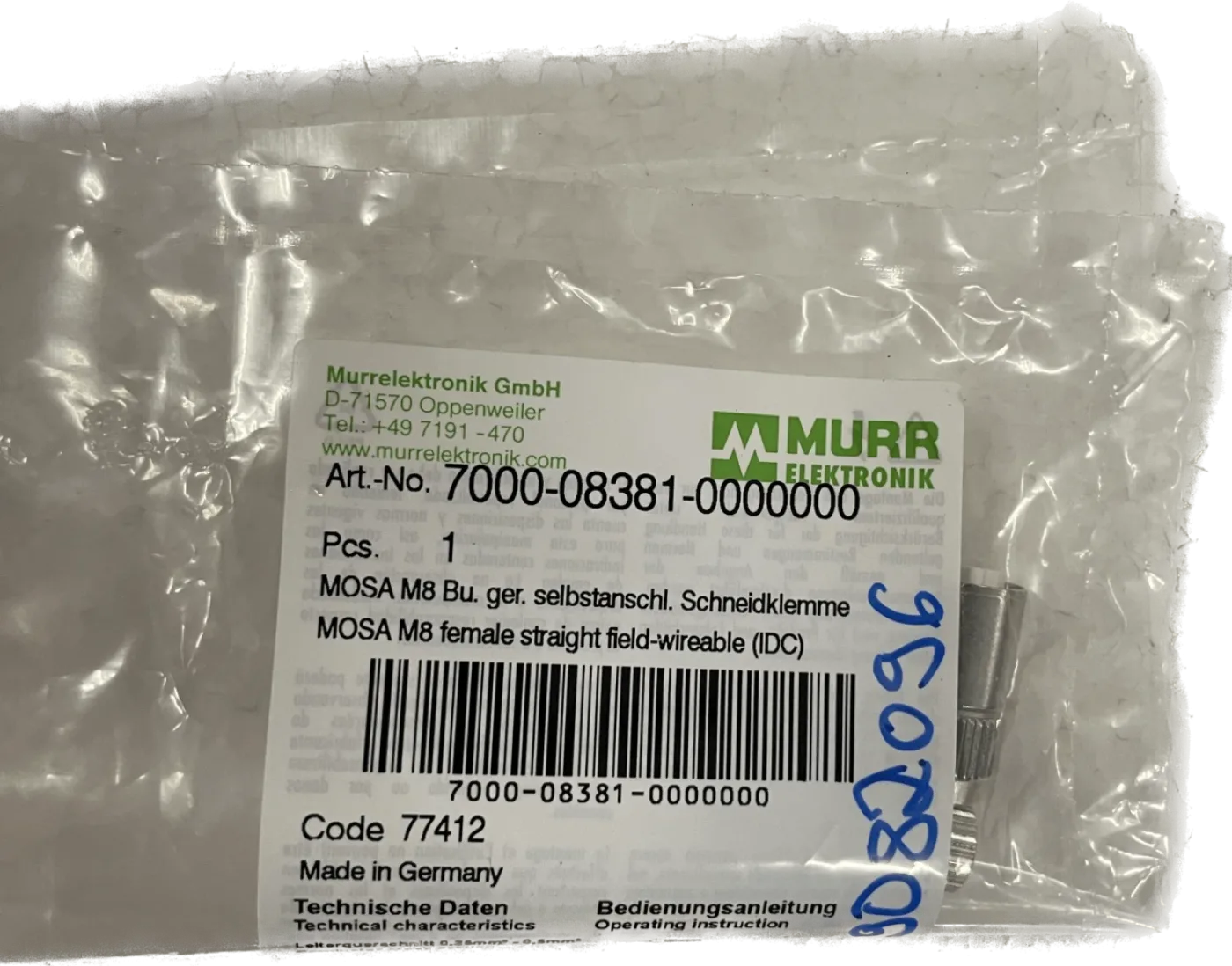 MURR-Electronic 7000-08381-0000000 - 2