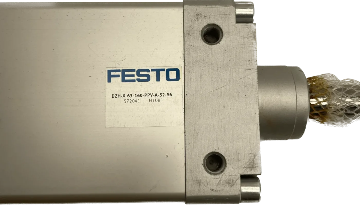Festo Flachzylinder DZH-X-63-160-PPV-A-S2-S6 - 1