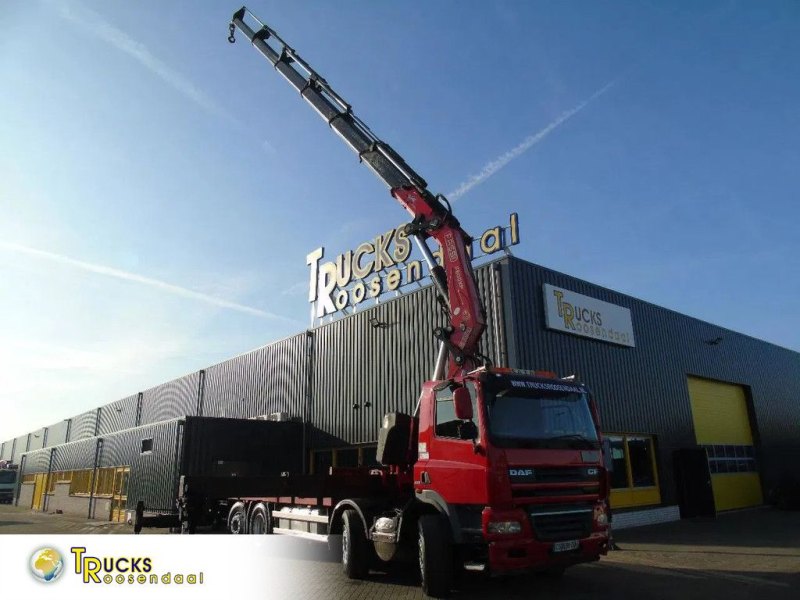 DAF CF 85.510 + FASSI 80TON 6x + 8X2 + EURO 5 + REMOTE