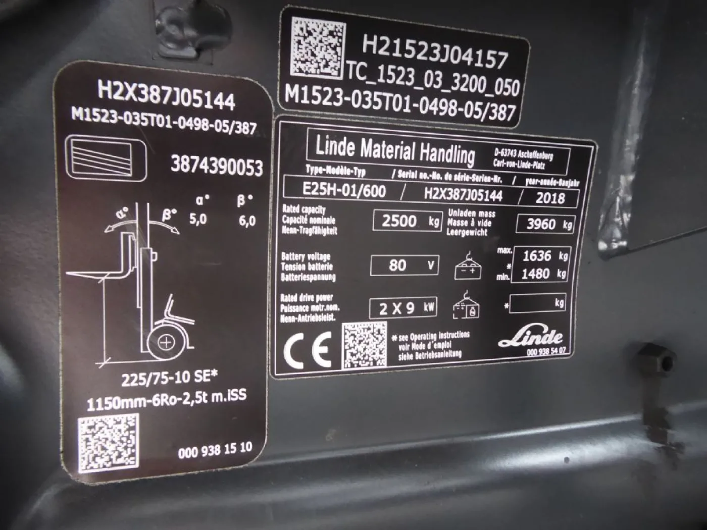 Linde E25H 01/600 - 5