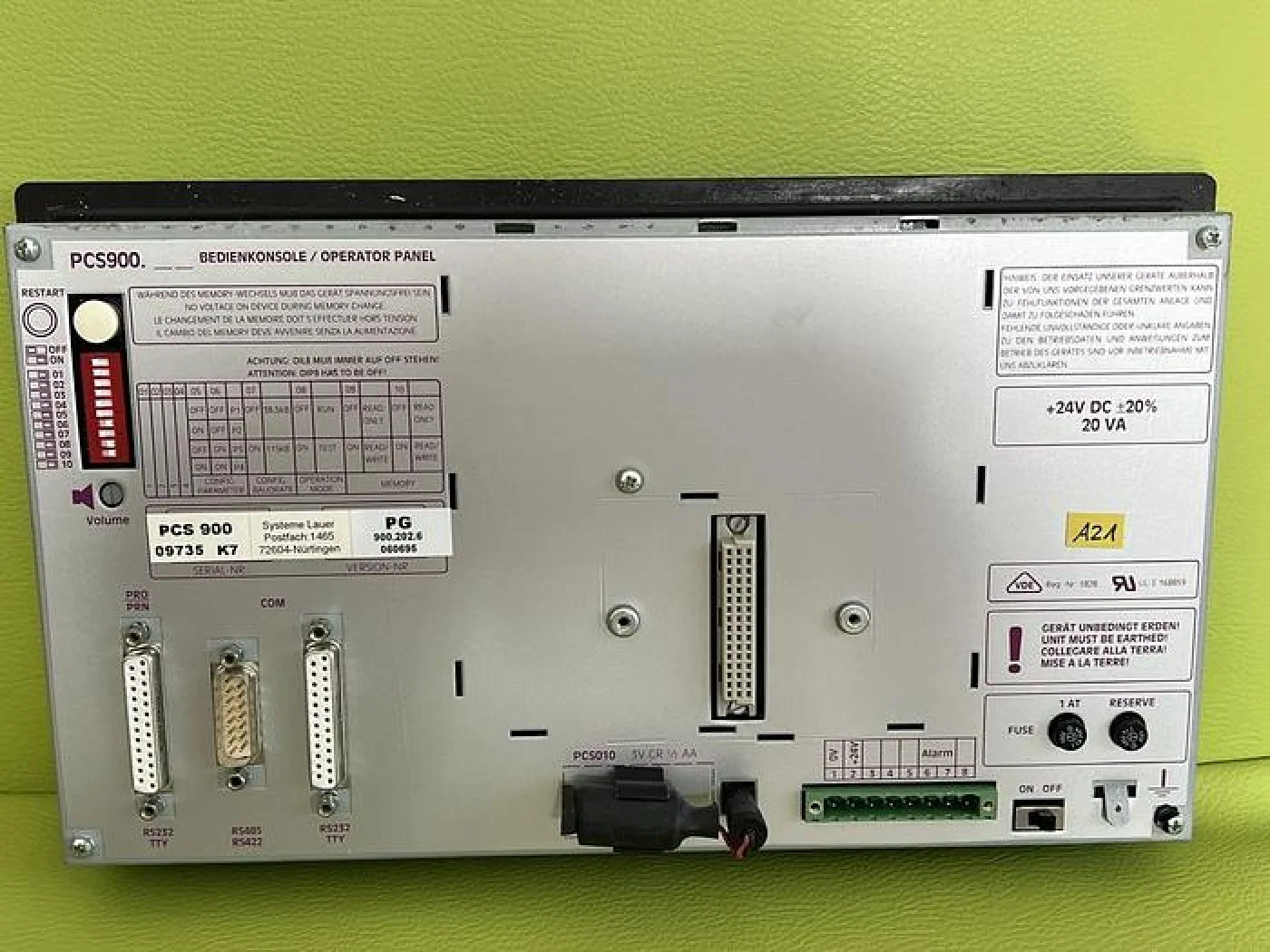PANNELLO DI CONTROLLO LAUER PCS900 - 3