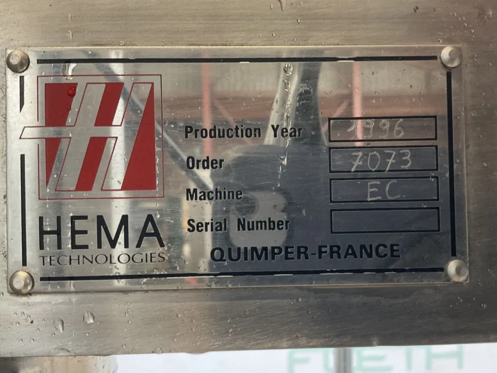 Hema (Sidel) EV - Piston filler