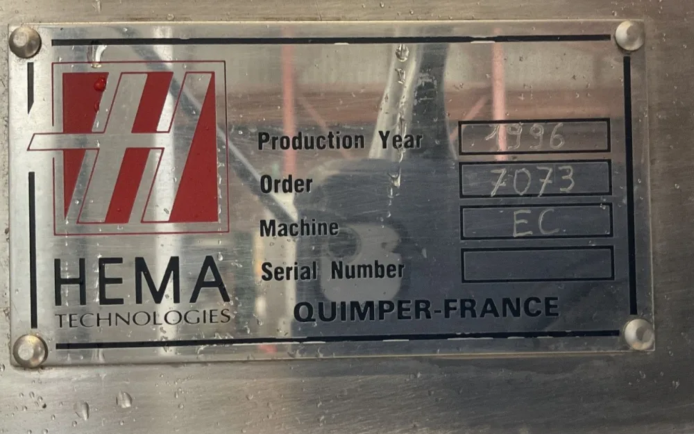 Hema (Sidel) EV - Piston filler