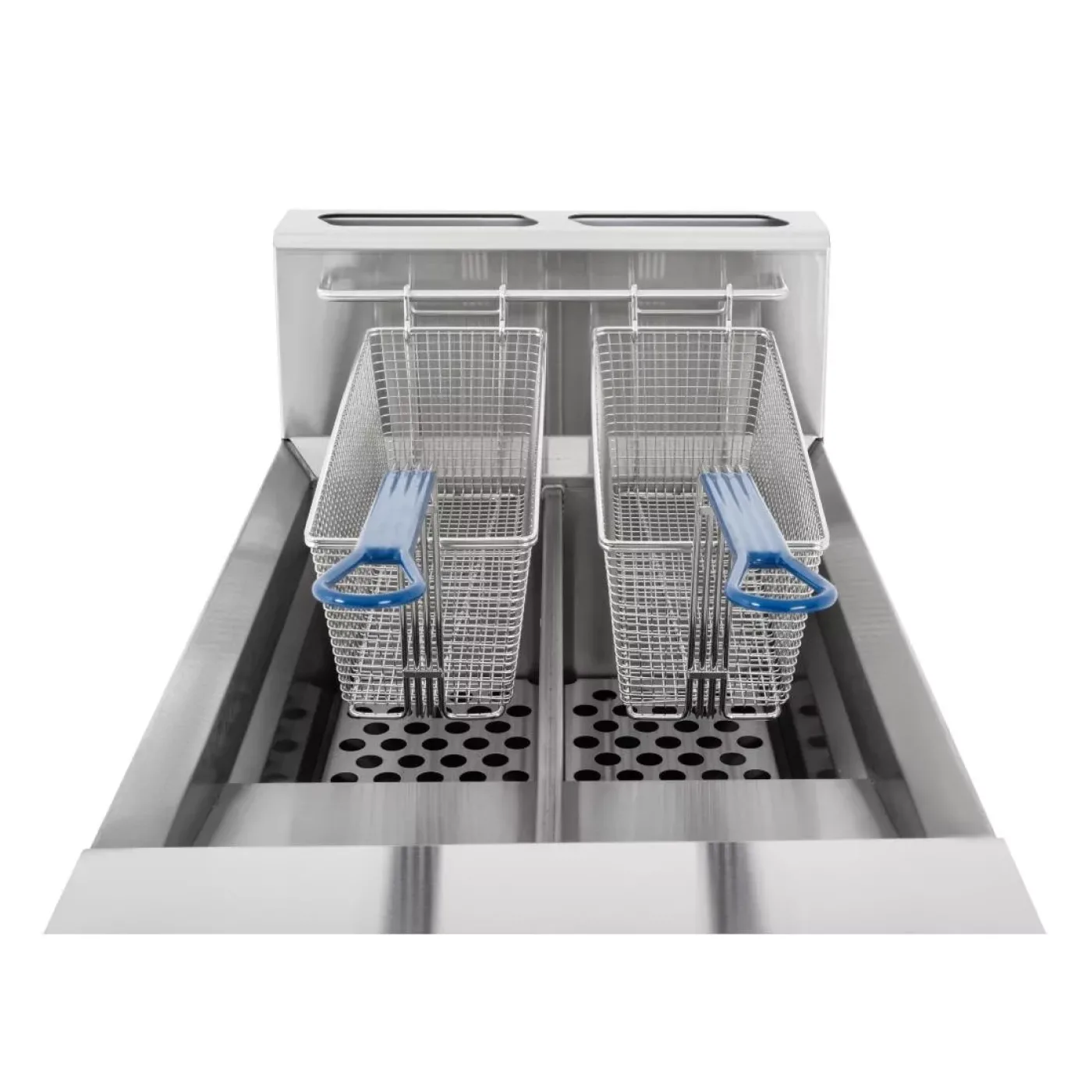 Blue Seal Twin Tank Twin Basket Free Standing Natural Gas Fryer GT46 - islandcatering - 5