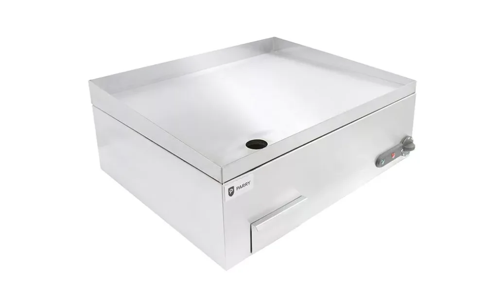 Parry Grill 1854 electric griddle polished plate 60cm. - islandcatering