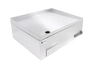 Parry Grill 1854 electric griddle polished plate 60cm. - islandcatering