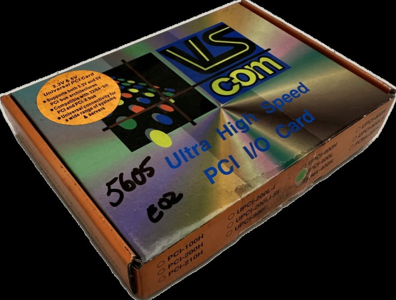 VScom UPCI-400L PCI 32 bit, 4x RS232