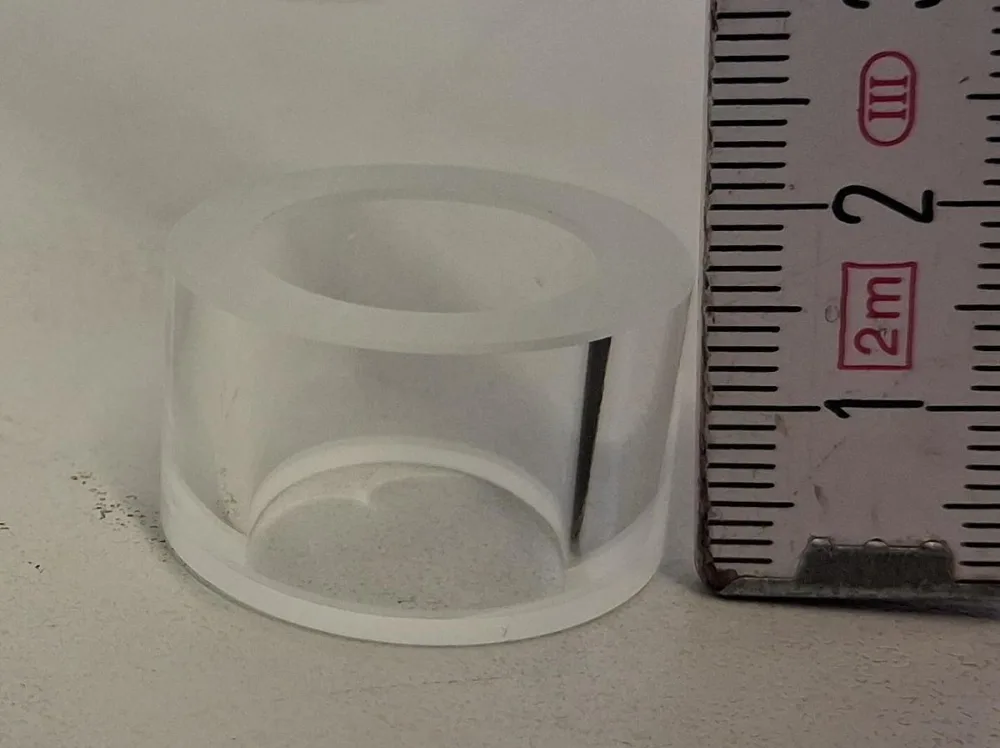 Normag Distanzstück aus Glas Typ PDG015/015-P DN 15 Länge 15 mm