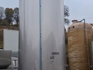 STAINLESS STEEL TANK CAPACITY HL 250 (LITERS 25.000) AZZINI FIRM STORAGE/WINEMAKING MODEL, SECOND-HAND EQUIPMENT