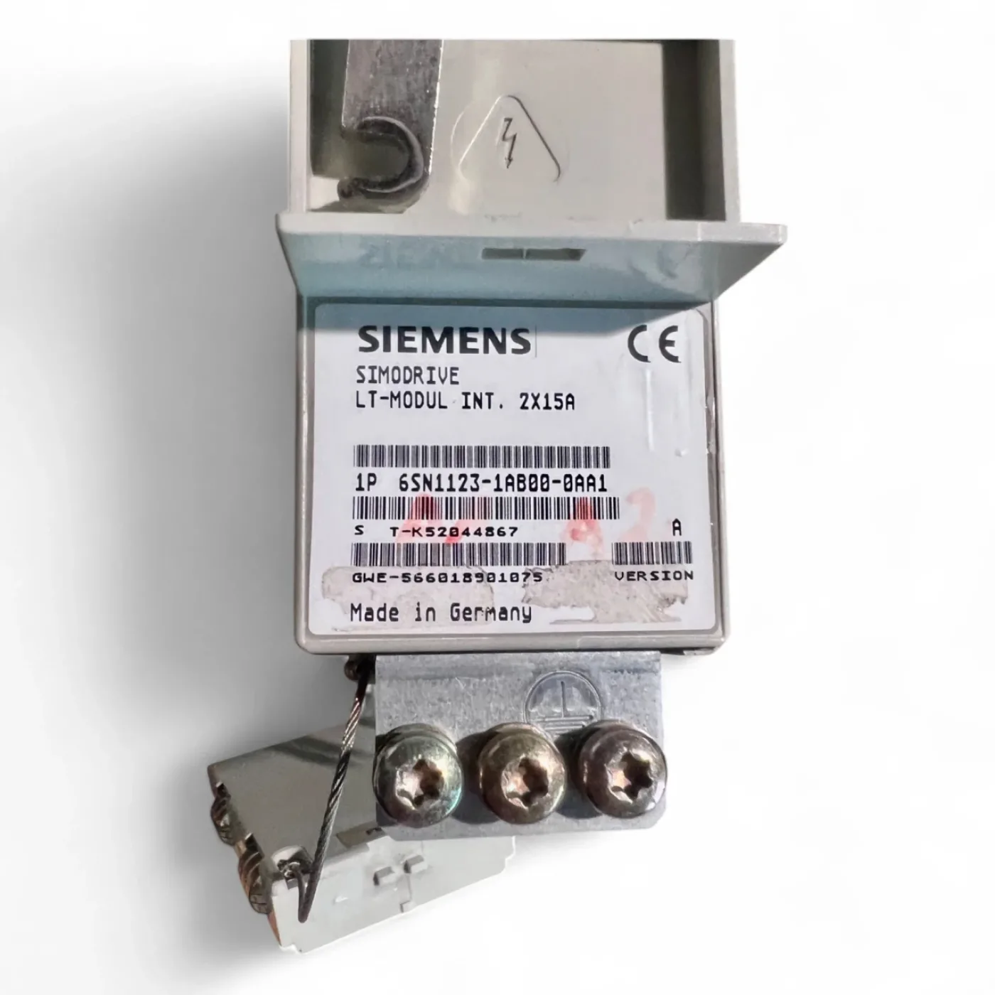 Siemens Simodrive LT-Modul INT. 2x15A Art.-Nr. 6SN1123-1AB00-0AA1 + Regelungseinschub Art.-Nr. 6SN1118-0AE11-0AA1 z. B. IMA 810 V - 6