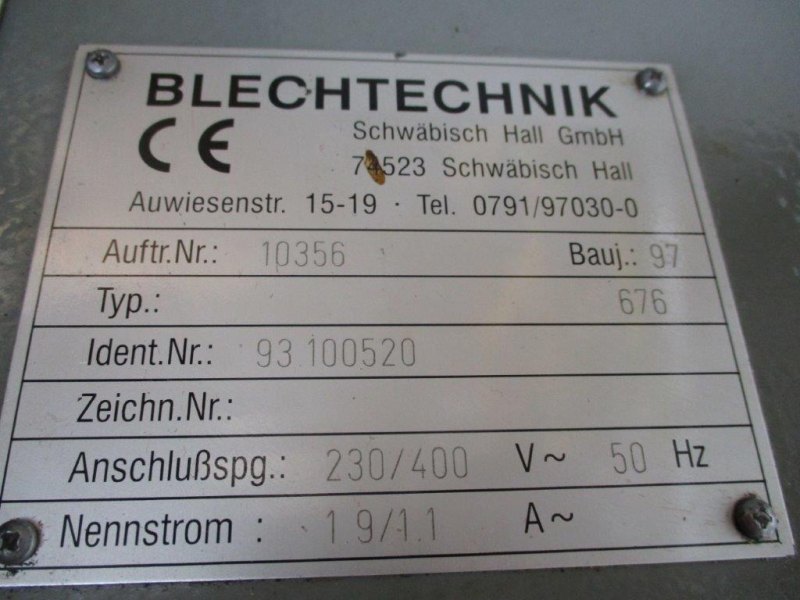 676 BLECHTECHNIK 1997