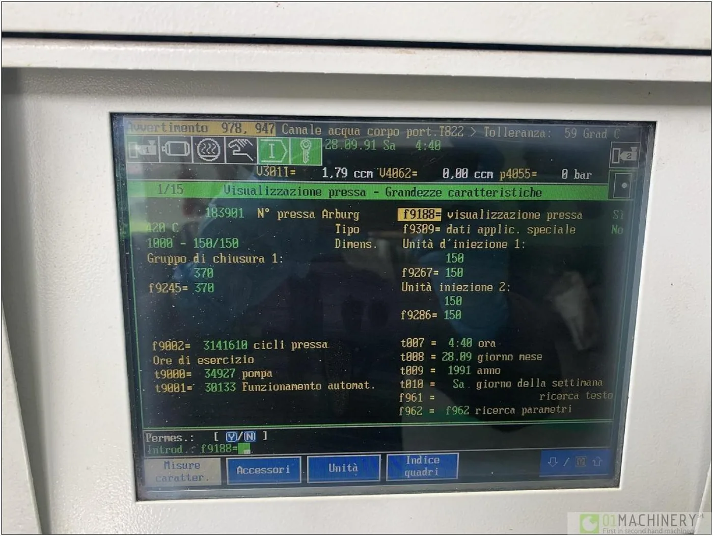 2001 ARBURG 420C 1000 150/150 IN0176 - 3