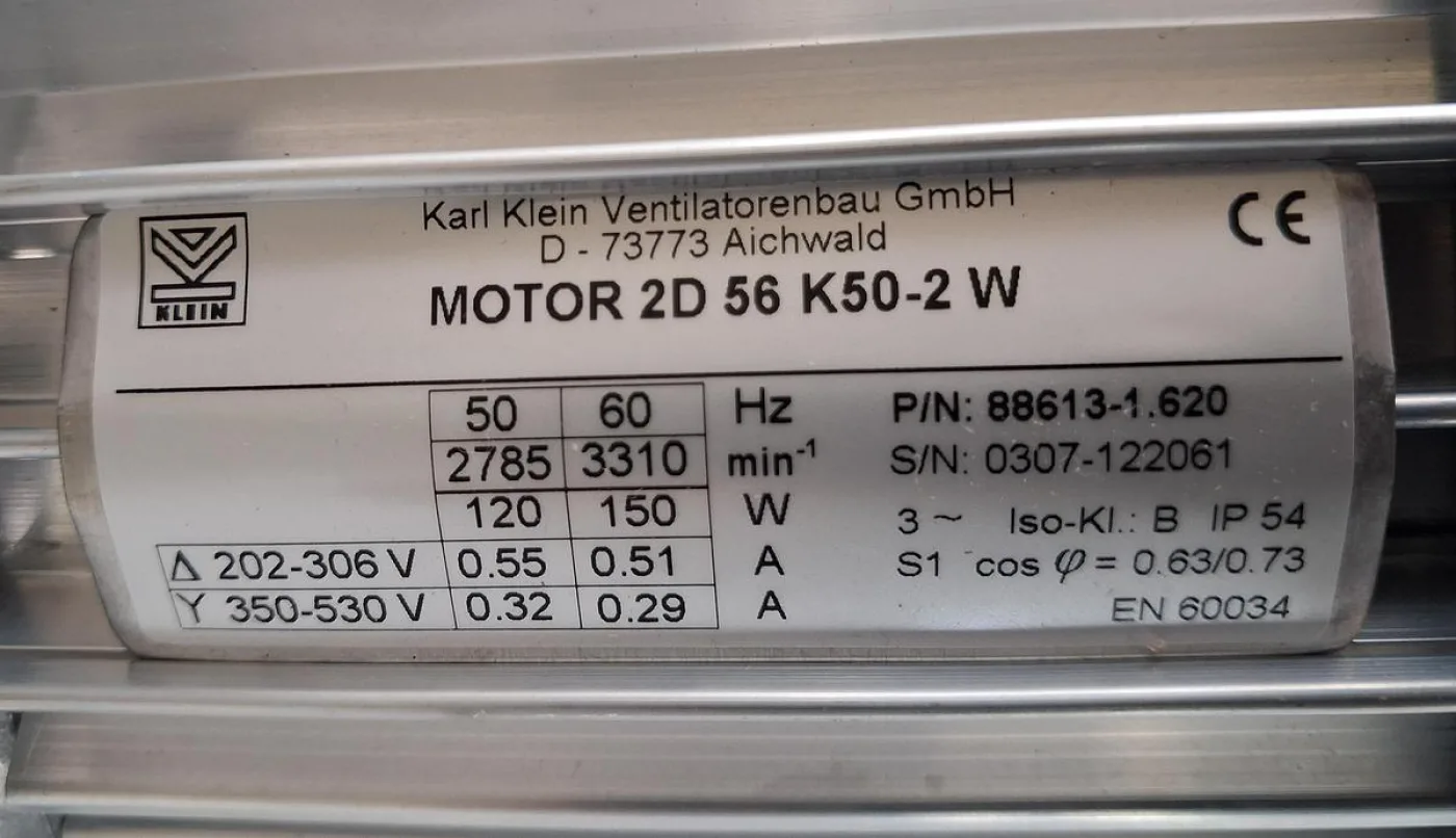 Karl Klein DNG 3-6/7S WS Radialventilator - 3
