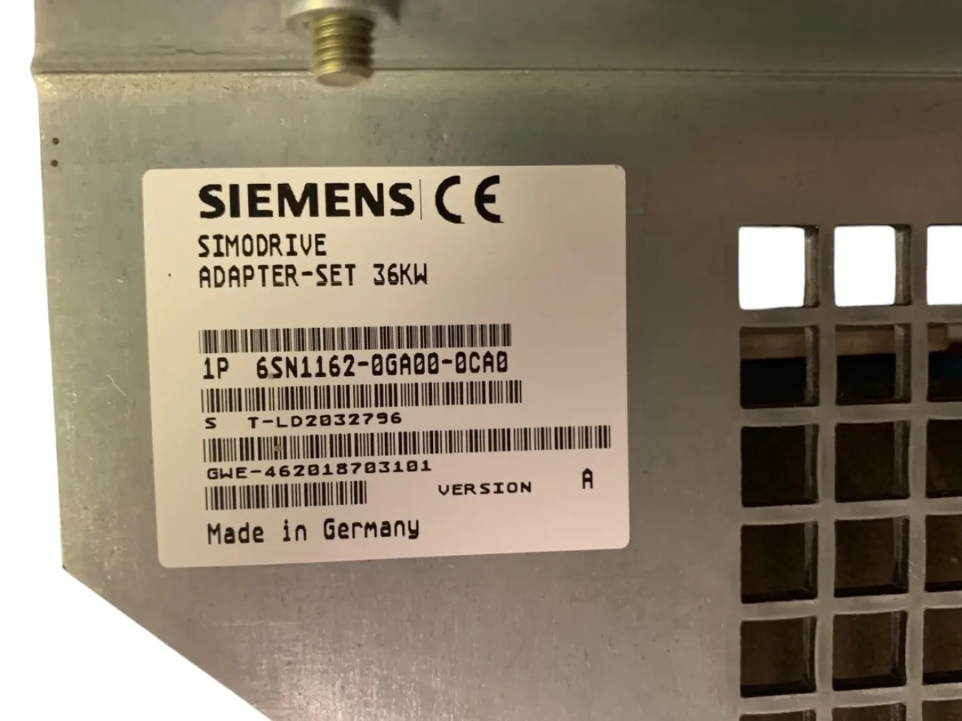 SIEMENS 3 Phasendrossel 36 kW Version A Art.-Nr. 6SN1111-0AA00-0CA1 - 8