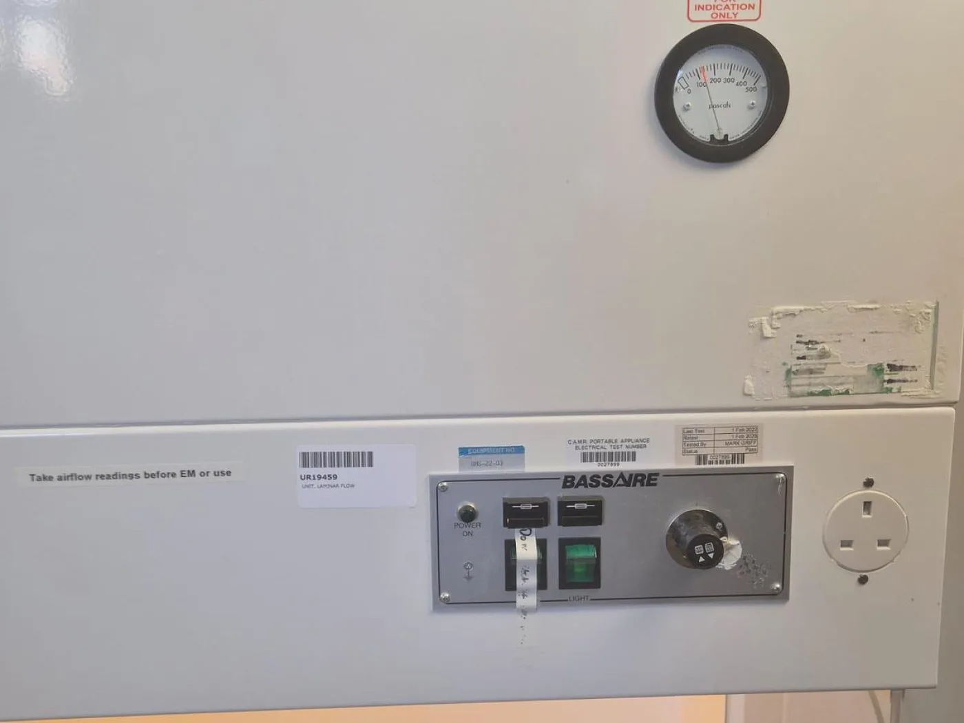 Basair P Laminar flow Safety Cabinet - 7