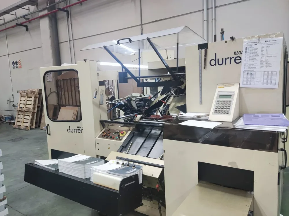 Durrer Rega 4 index cutting machine