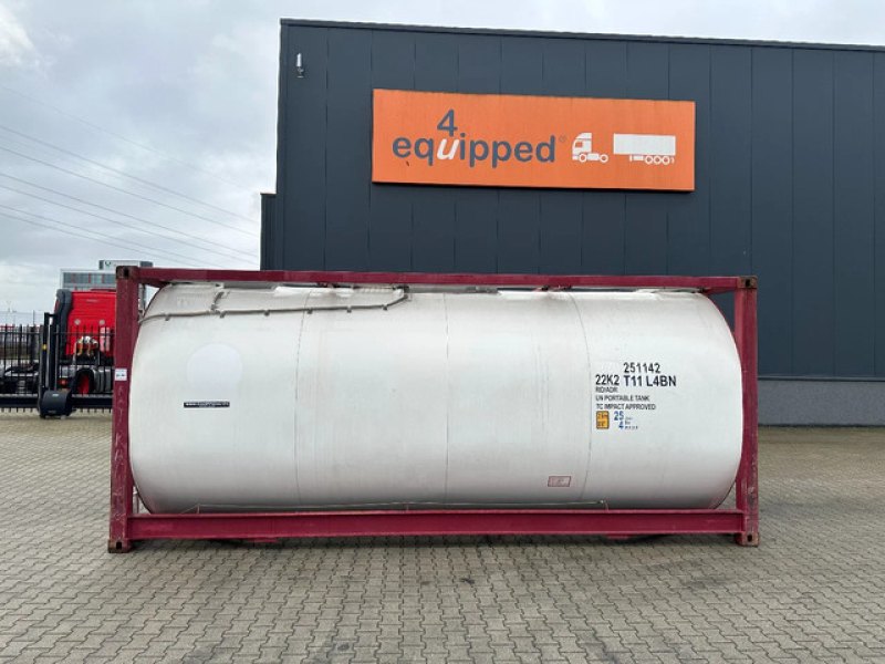20FT ISO / 25.040L / L4BN / T12 / steam heating / bottom discharge / 2.5Y-TEST/CSC: 03/2027
